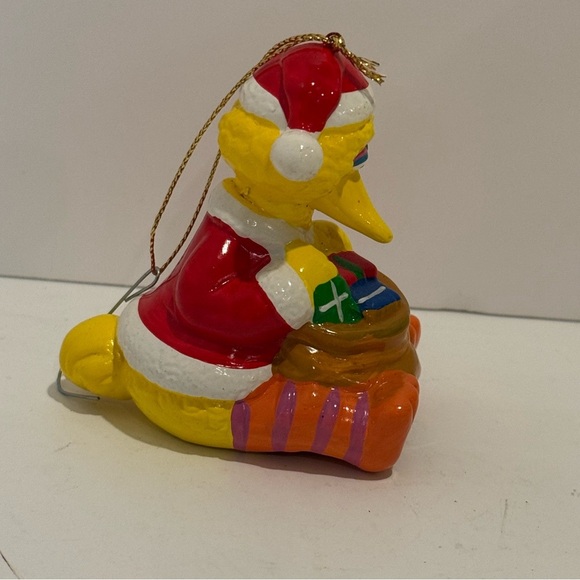 Vintage Sesame Street Cookie Monster Amd Big Ceramic Christmas Figurine Ornament - Picture 11 of 14